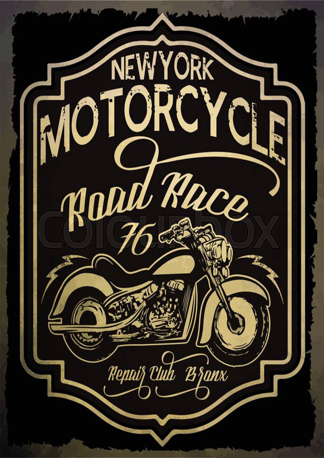 New York Motorcycle Road Race 76 Wall Art
