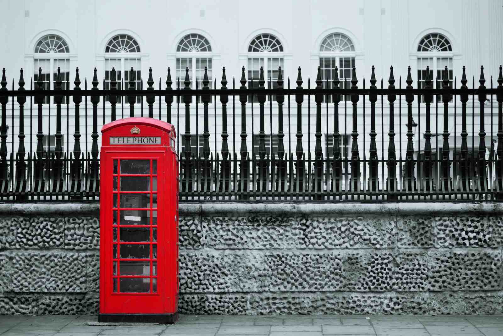 Iconic Red Phone Booth London Wall Art