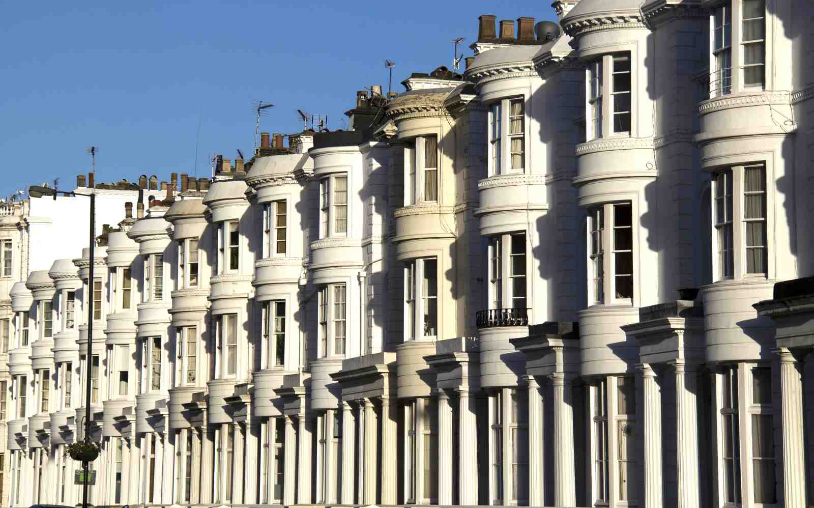 Elegant Georgian Terraces Wall Art