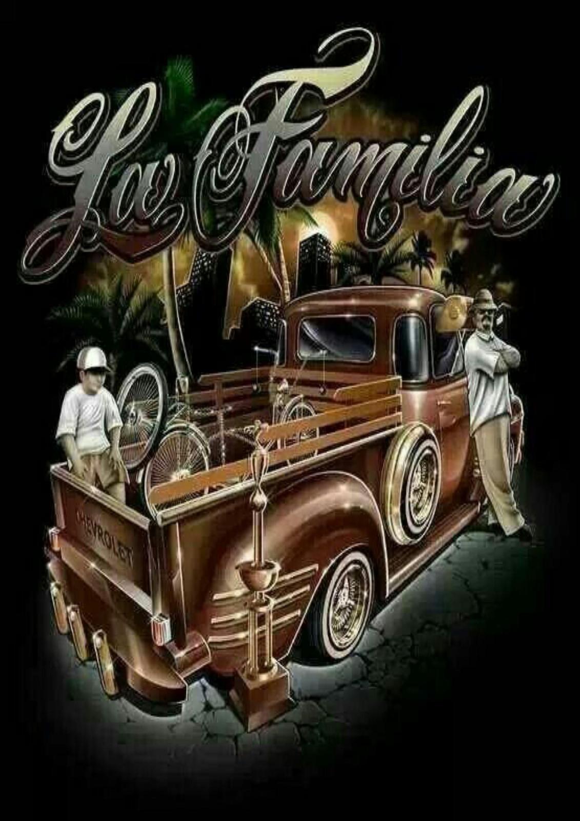 Lowrider Family Vintage Truck Wall Art