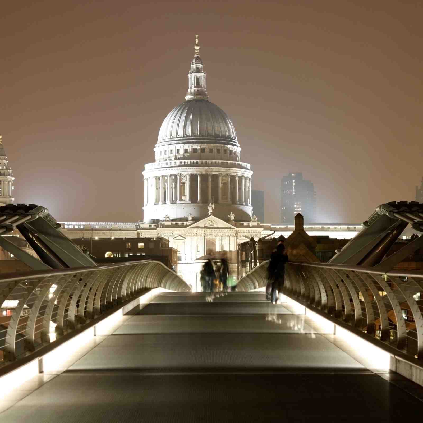 London Nightscape St. Paul's Cathedral Wall Art