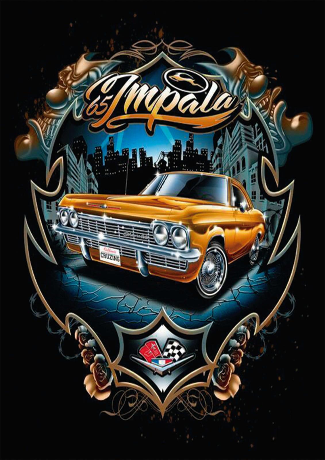 Vintage '65 Impala Cruising Wall Art