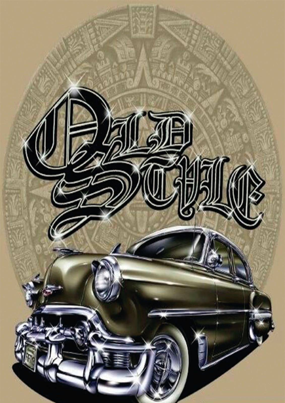 Classic Lowrider 'Old Style' Chrome Wall Art