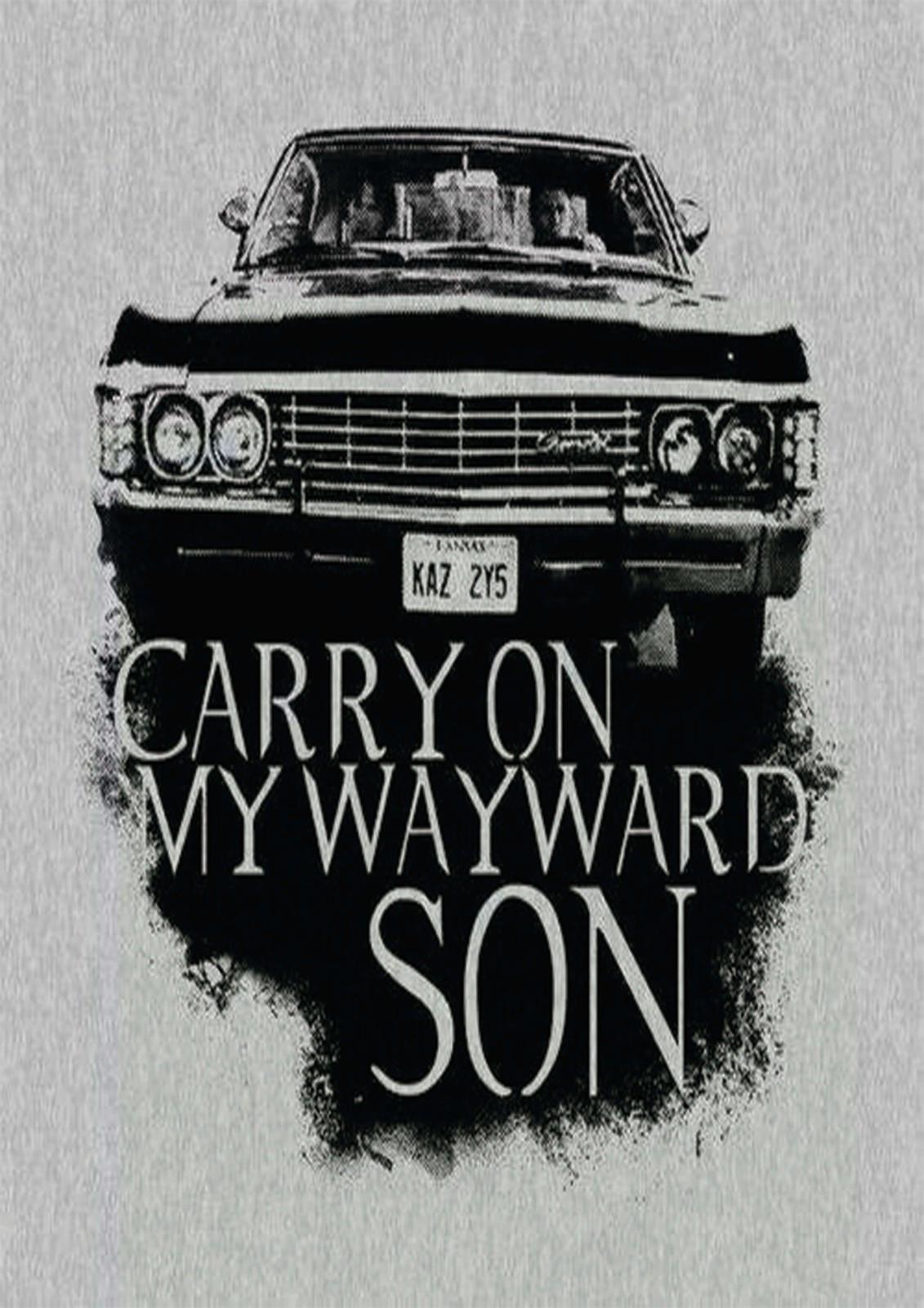 Carry On My Wayward Son Vintage Car Wall Art