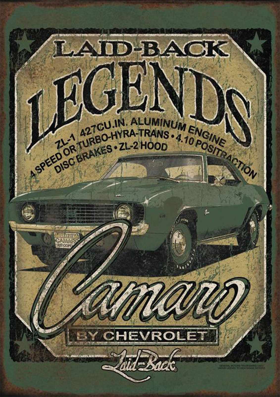 Vintage Camaro Legends Wall Art