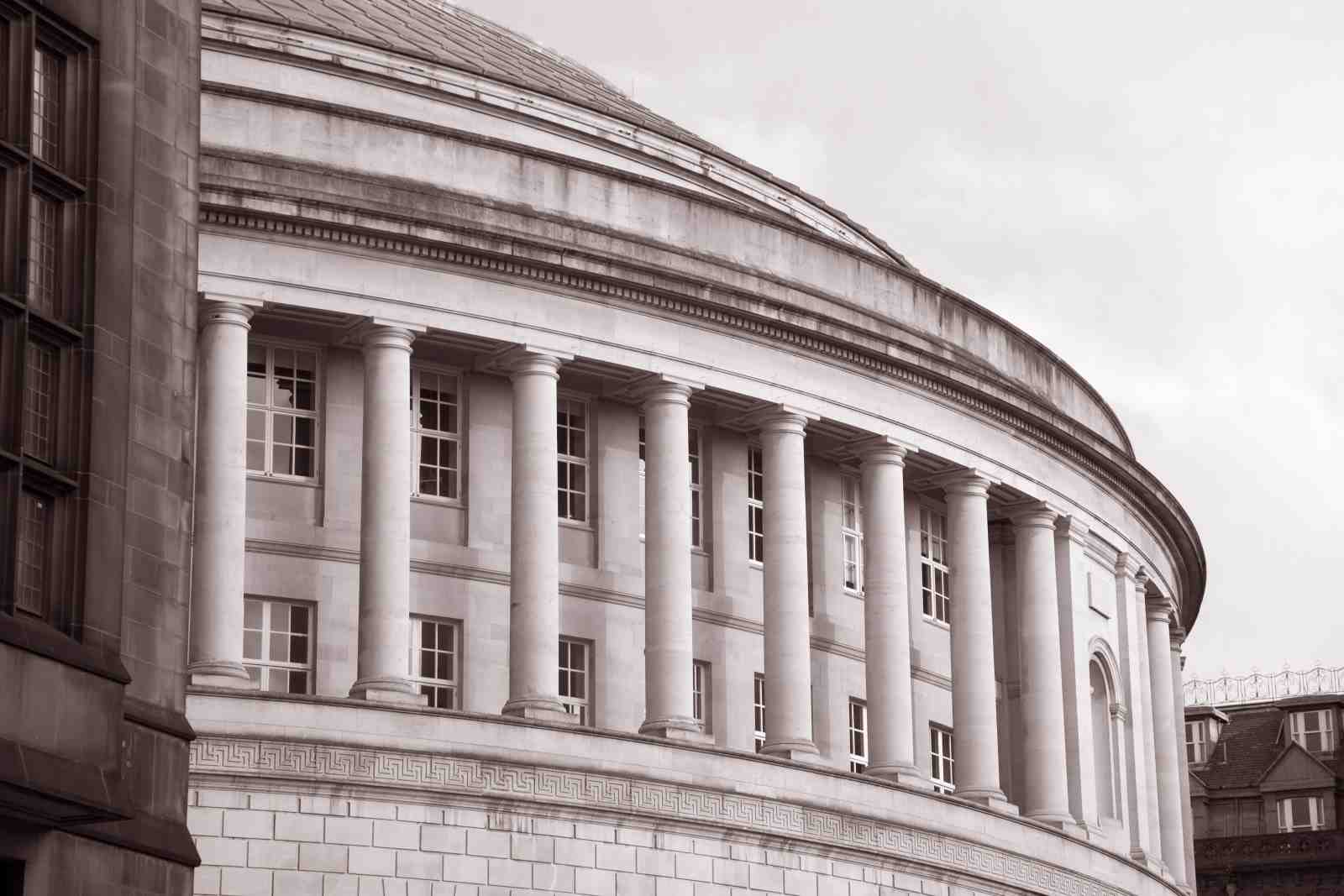 Grand Ionic Columns Architecture Wall Art