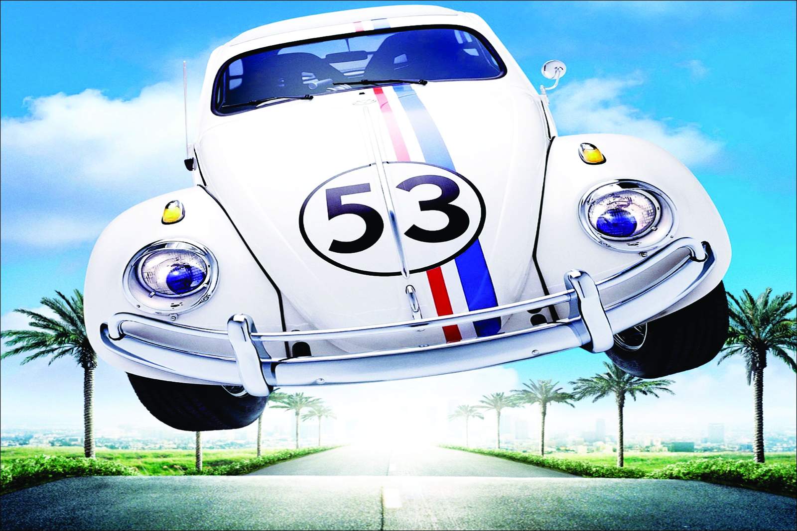 Herbie 53 "The Love Bug" Flying Wall Art