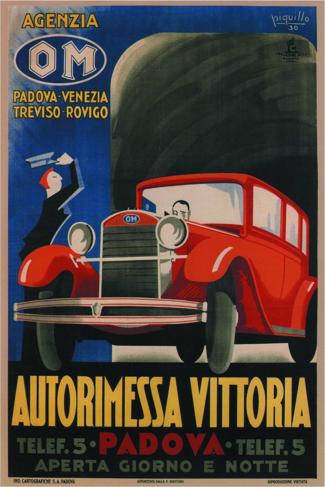 Vintage OM Car Art Print