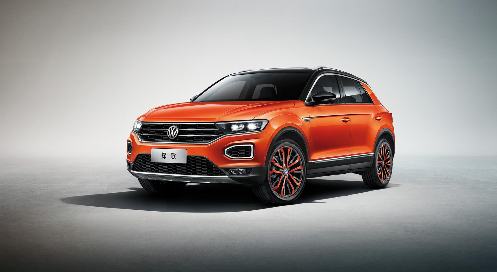 Vibrant Orange SUV: Modern Car Wall Art