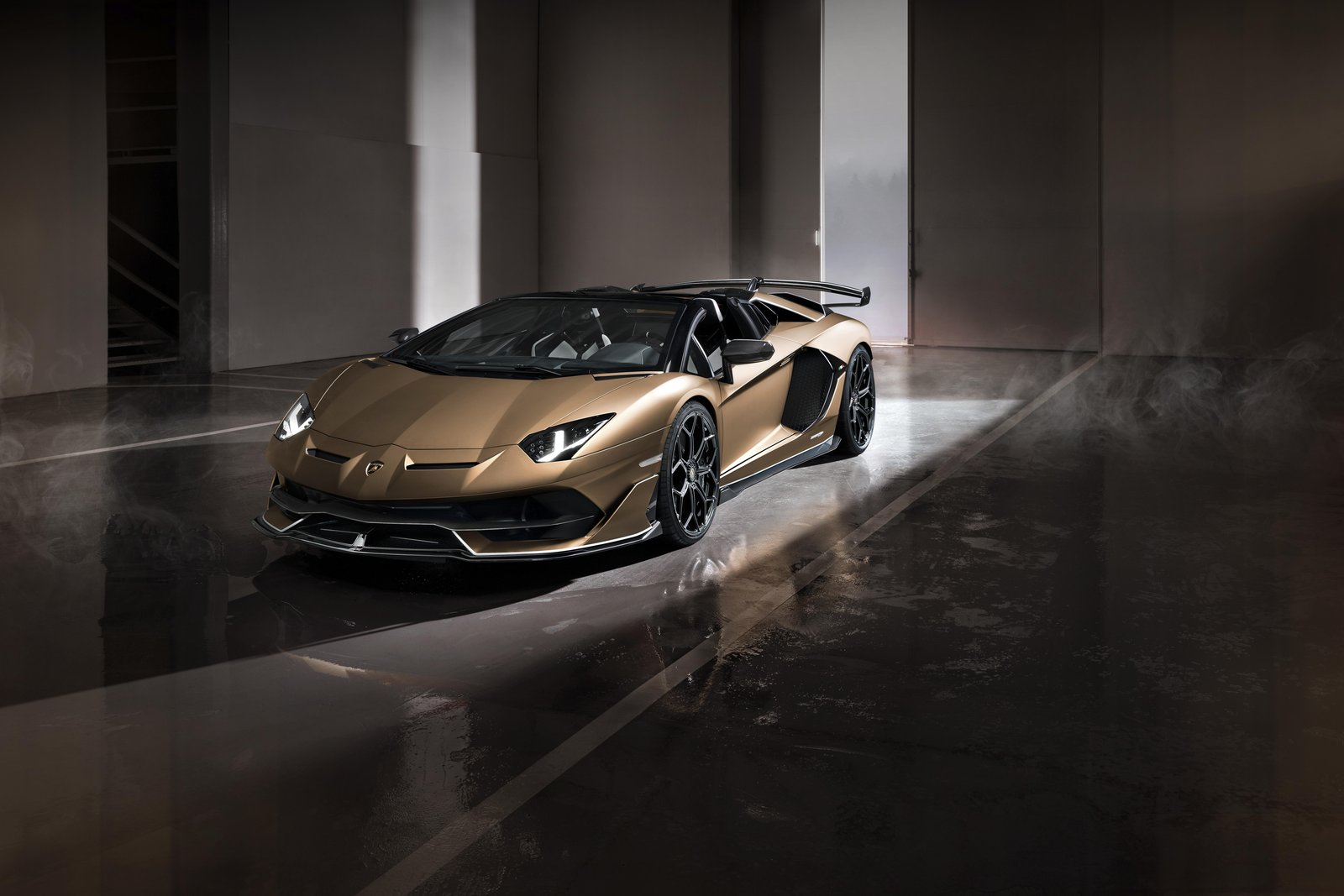 Luxury Gold Lamborghini Aventador Wall Art