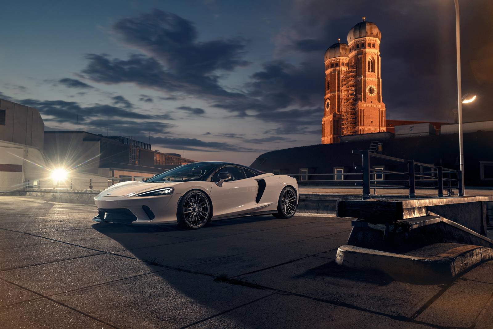 Luxury White McLaren Art Wall Art
