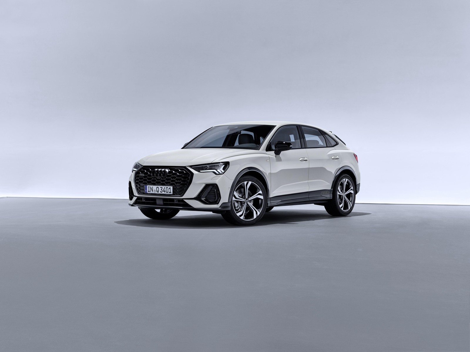 Modern White SUV Art Wall Art