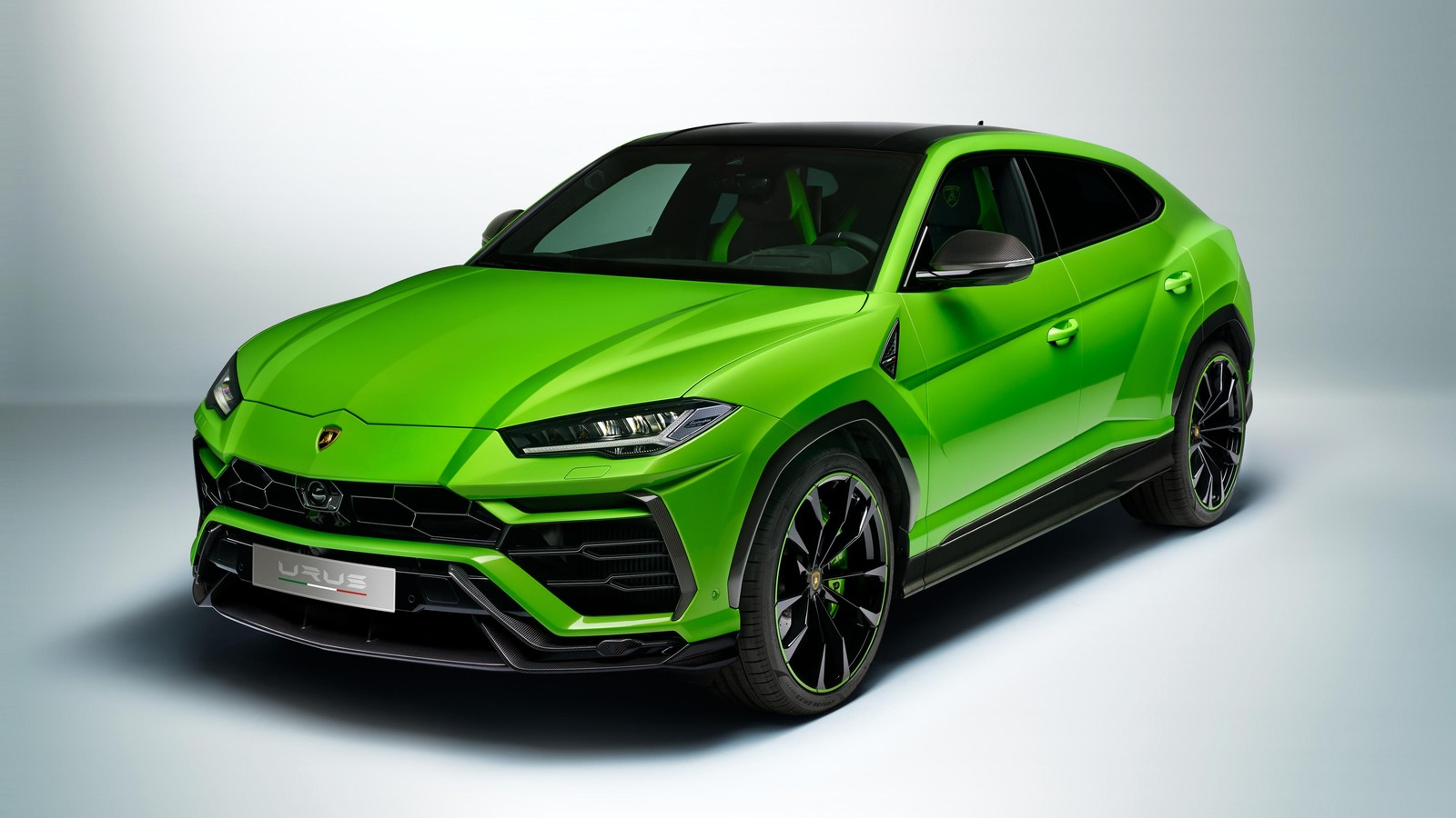 Vibrant Green Luxury SUV Wall Art Wall Art