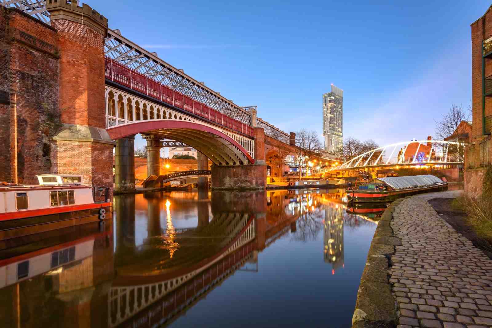 Manchester Canal Bridge & Skyline Wall Art