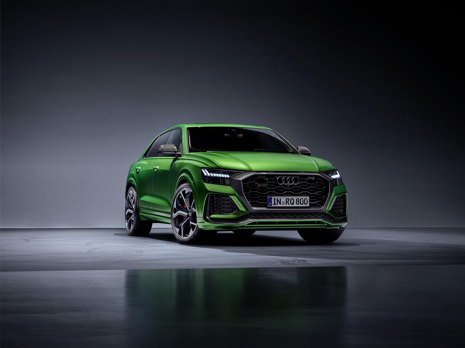 Vibrant Green Luxury SUV Car Wall Art