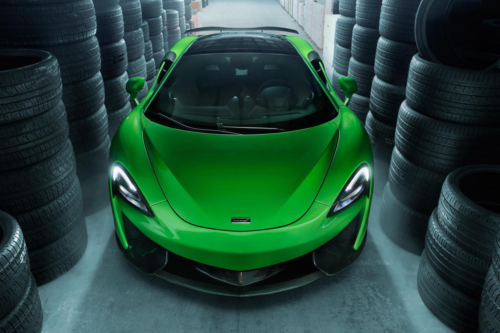Vibrant Green McLaren Automotive Wall Art