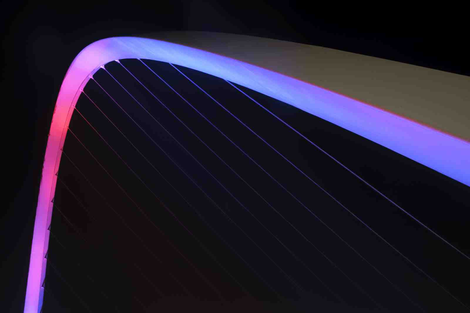 Modern Bridge Lights Wall Art