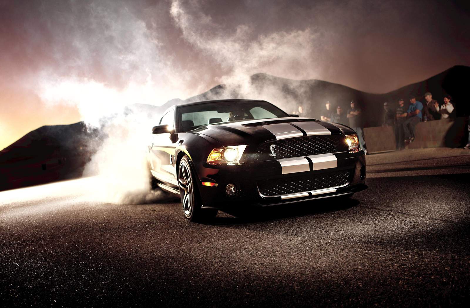 Ford Mustang Shelby GT500 Drift Wall Art