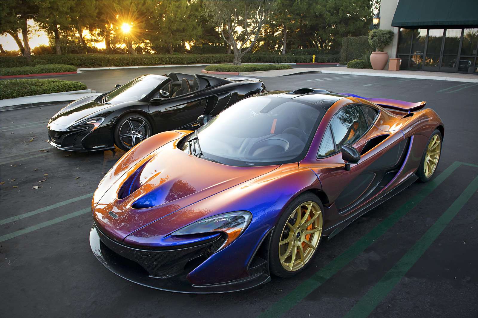 Luxury Hypercar Sunset Dreams Wall Art