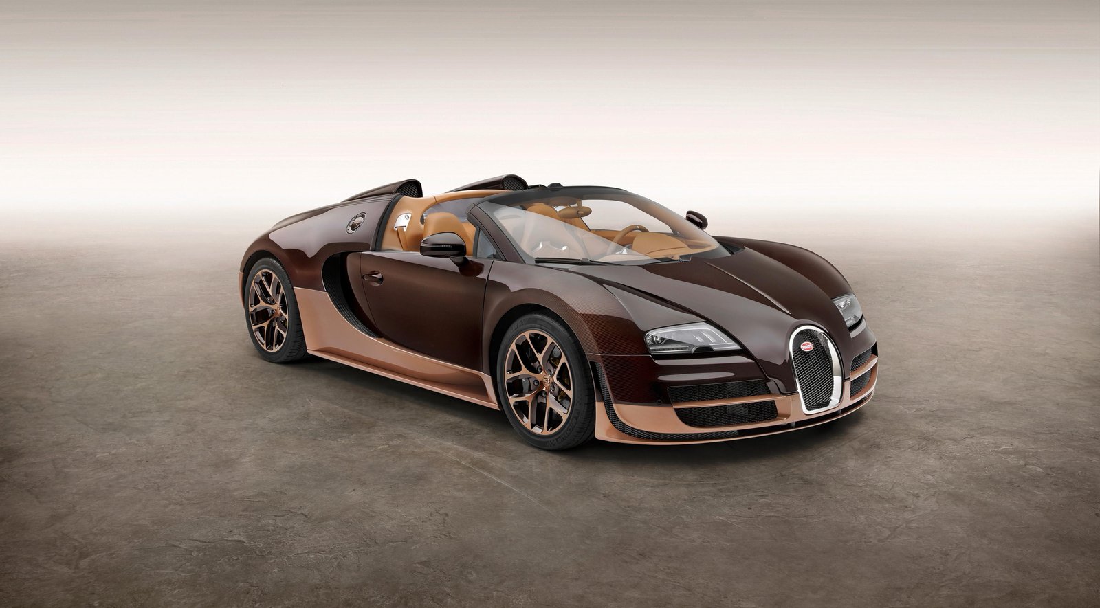 Luxury Brown Bugatti Veyron Car Wall Art