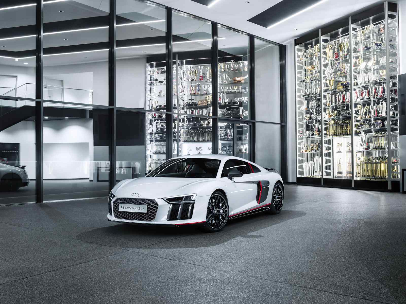 Luxury White Sports Car Wall Art
