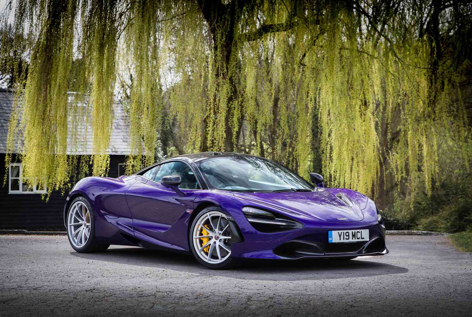 Stunning Purple McLaren 720S Wall Art