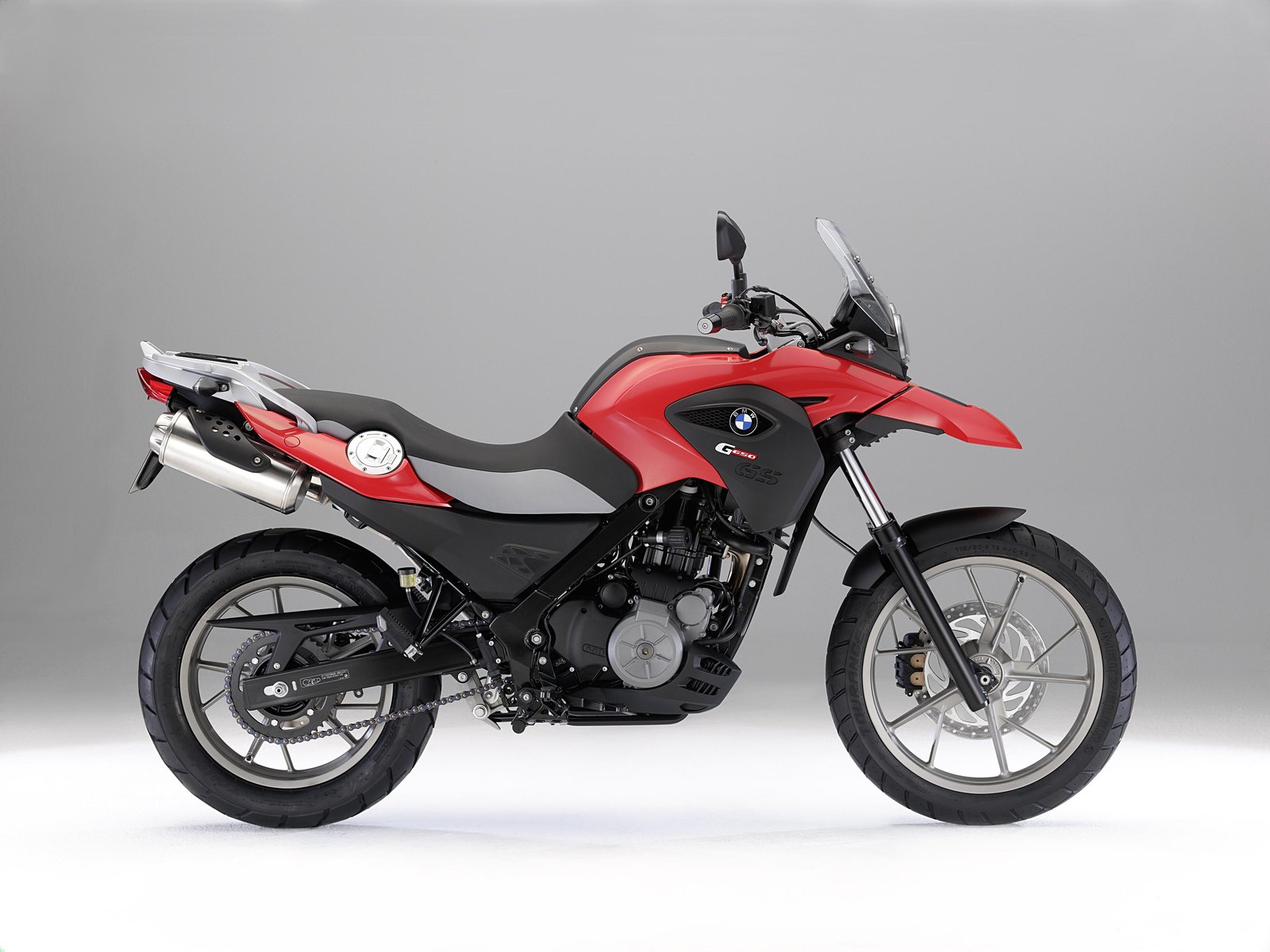 Dynamic Red BMW Motorcycle Art Wall Art