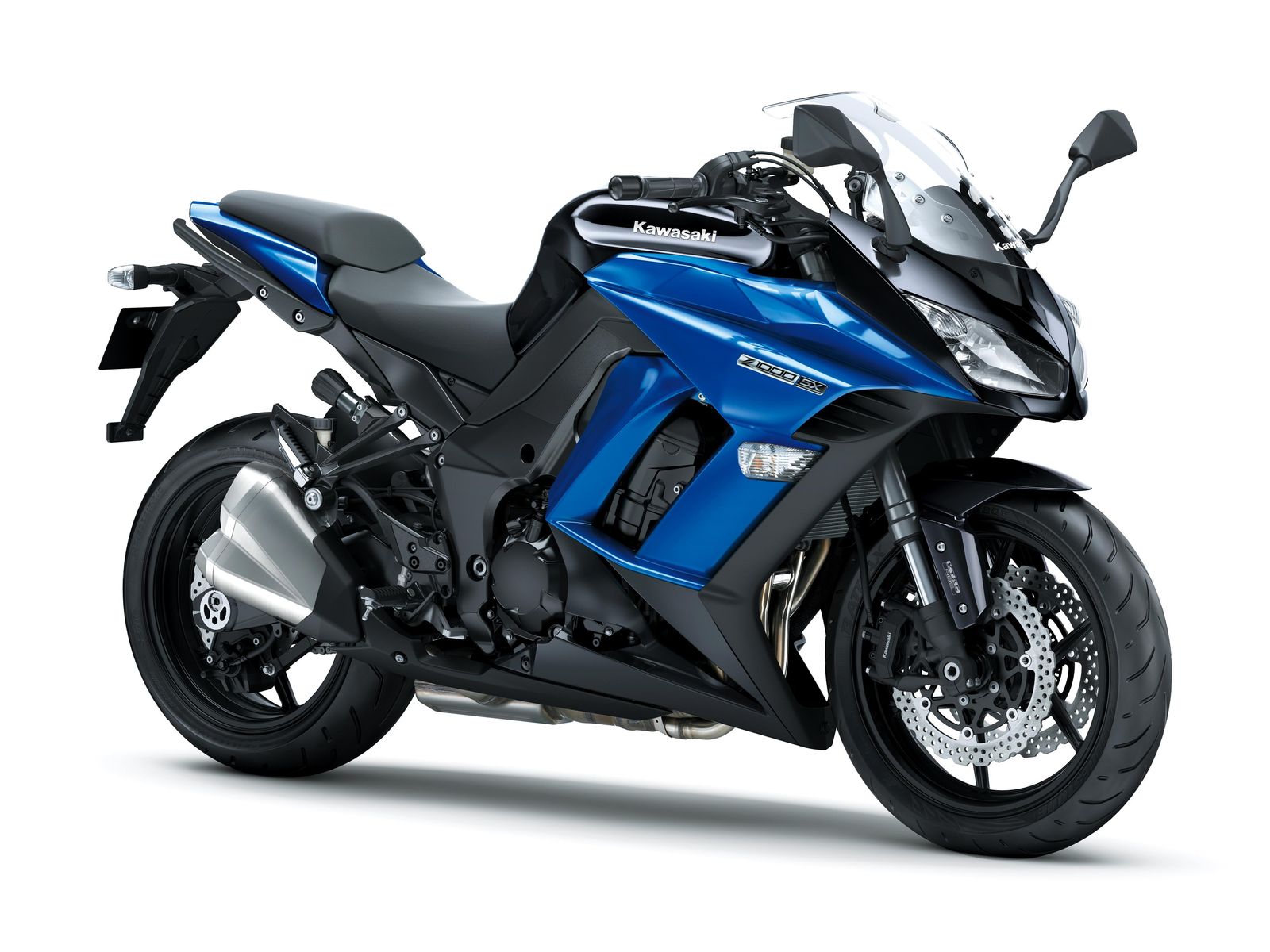 Dynamic Blue Kawasaki Z1000SX Wall Art