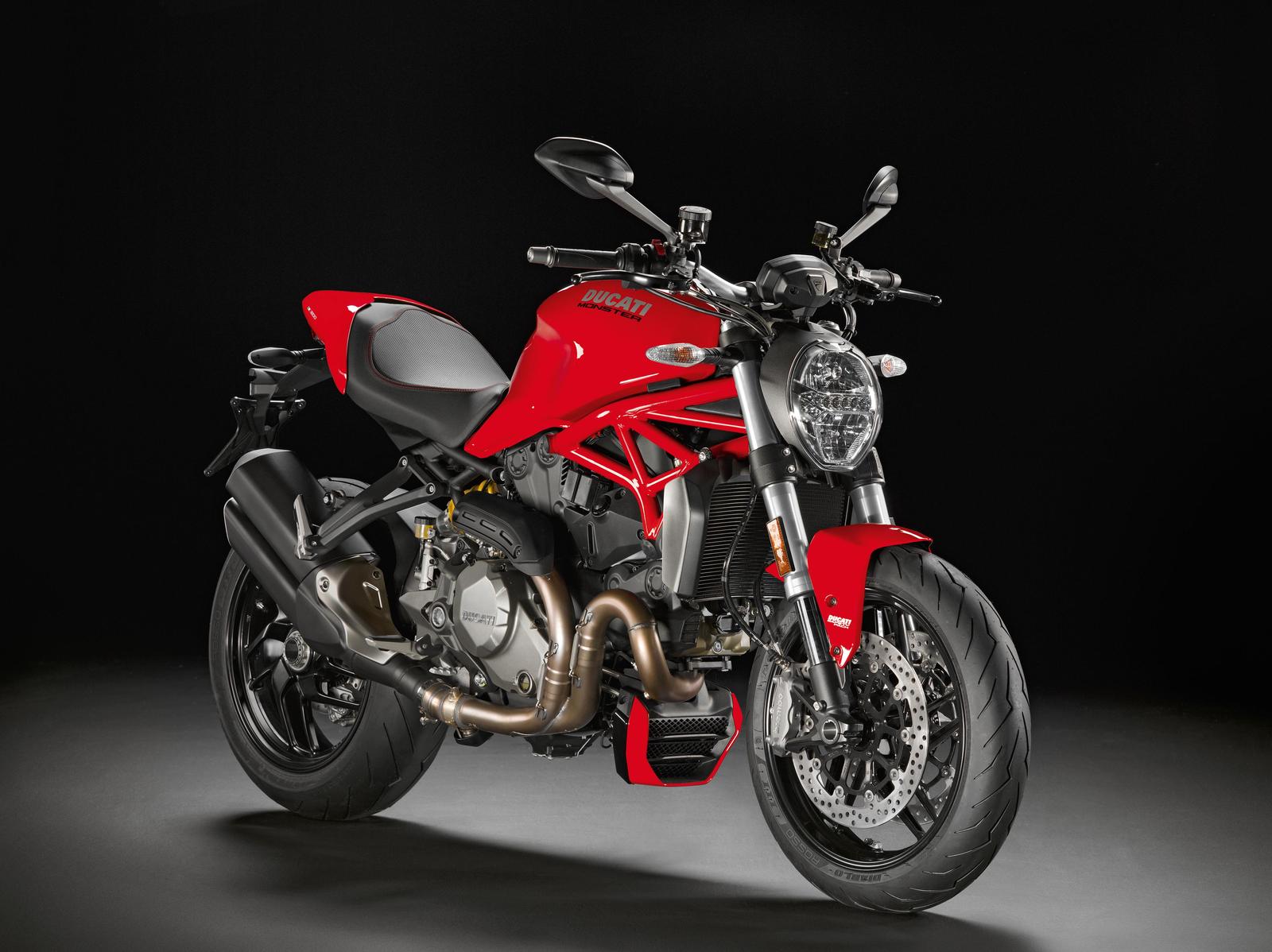 Iconic Red Ducati Monster Wall Art