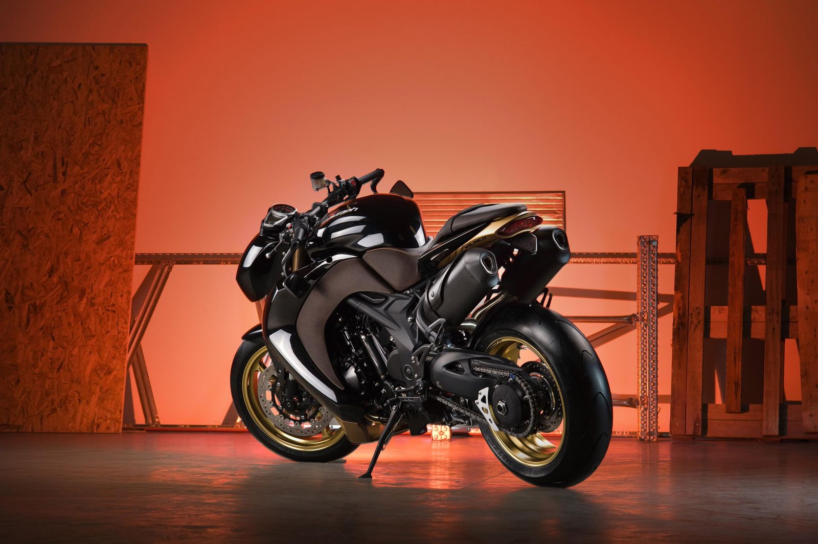 Powerful Black Motorcycle Wall Art Art