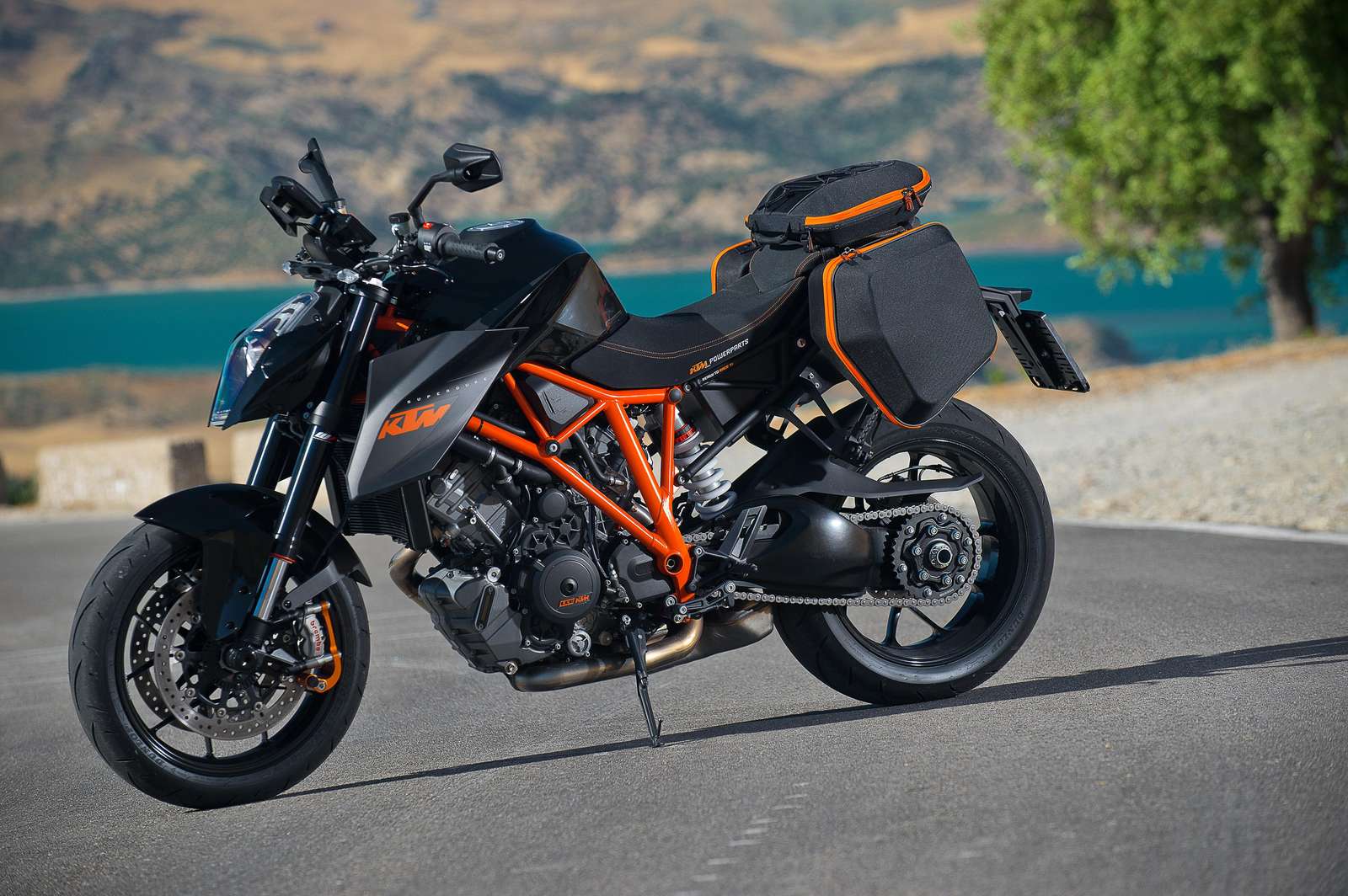 Dynamic KTM Motorcycle Orange & Black Wall Art