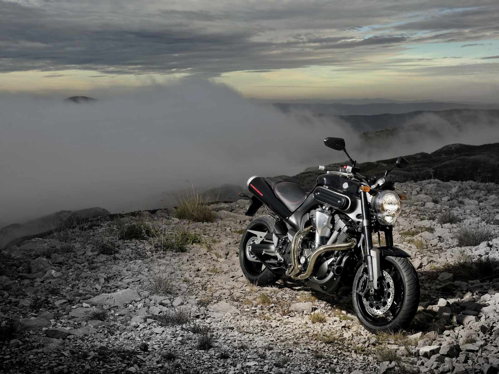 Bold Motorcycle Landscape Wall Art