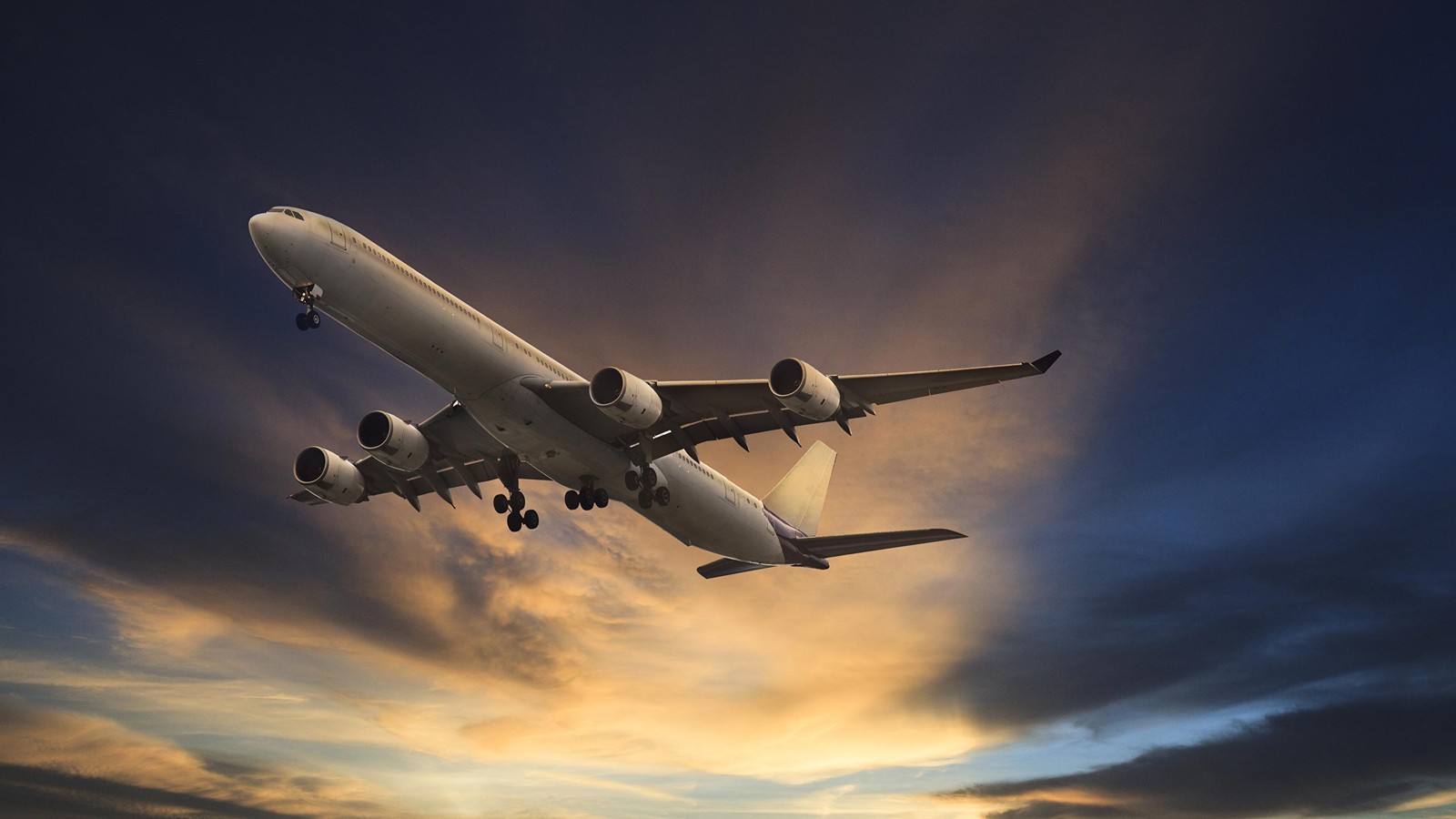 Dramatic Airplane Ascent Wall Art