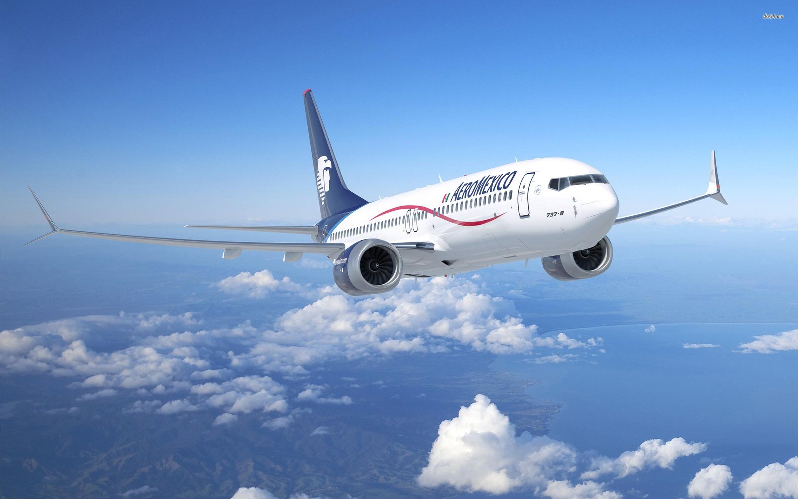 Aeromexico Plane Aviation Art Wall Art