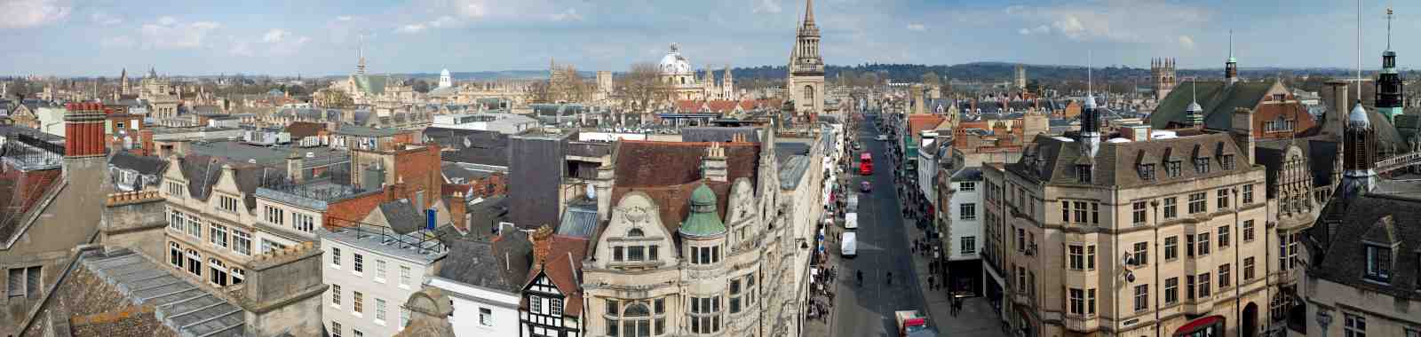 Historic Oxford Skyline Wall Art