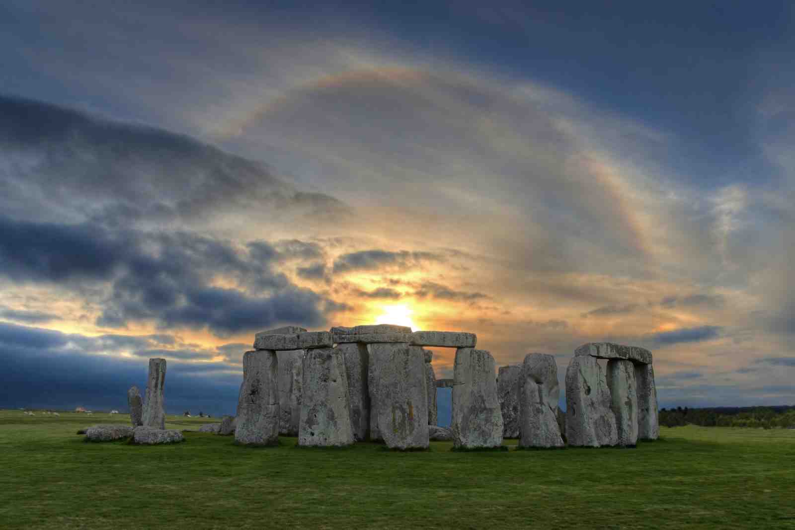 Mystical Stonehenge Sunset Wall Art