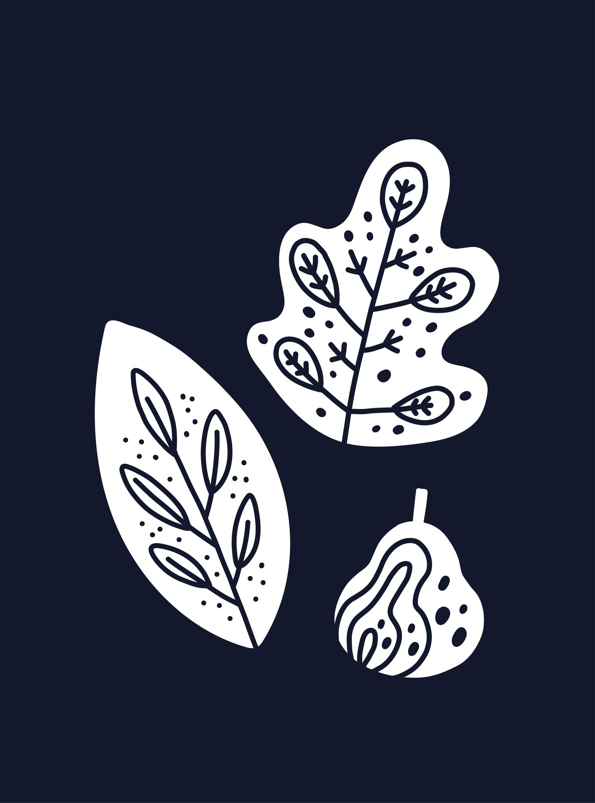 Modern Botanical Trio Wall Art