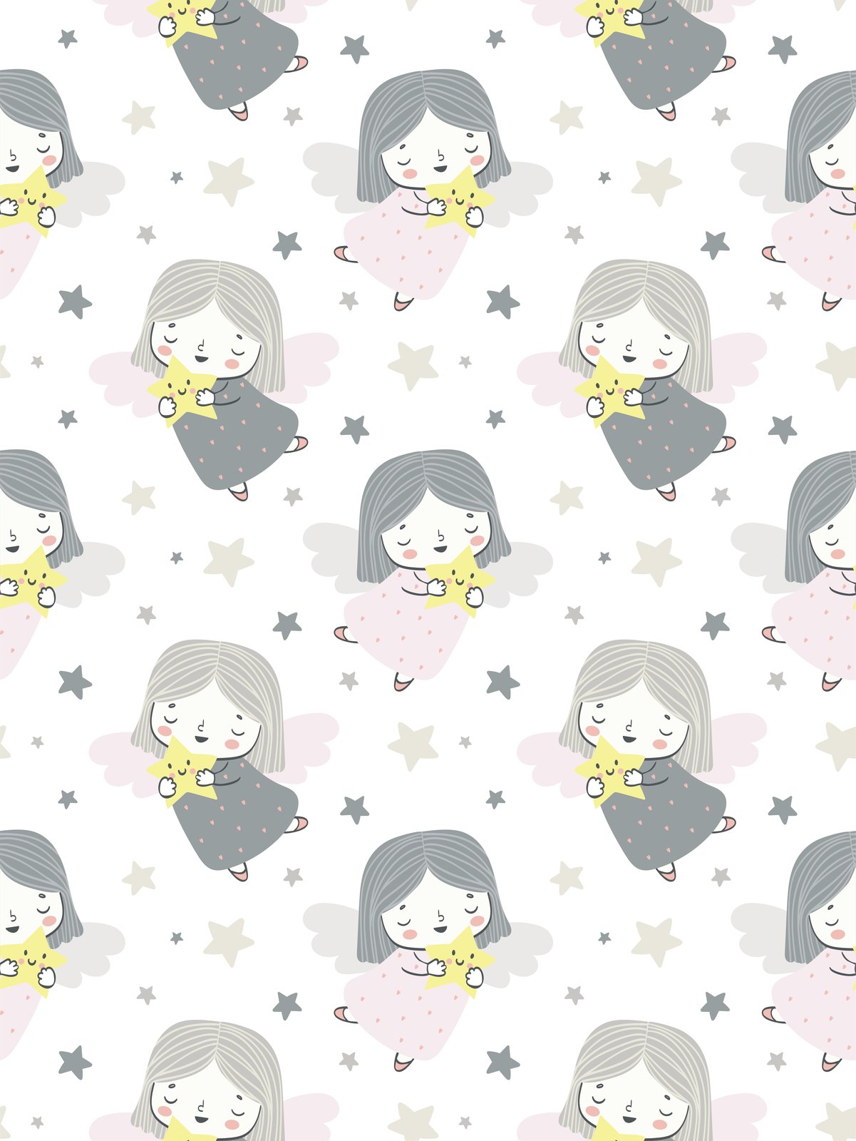 Sweet Dreams Angel & Star Wall Art