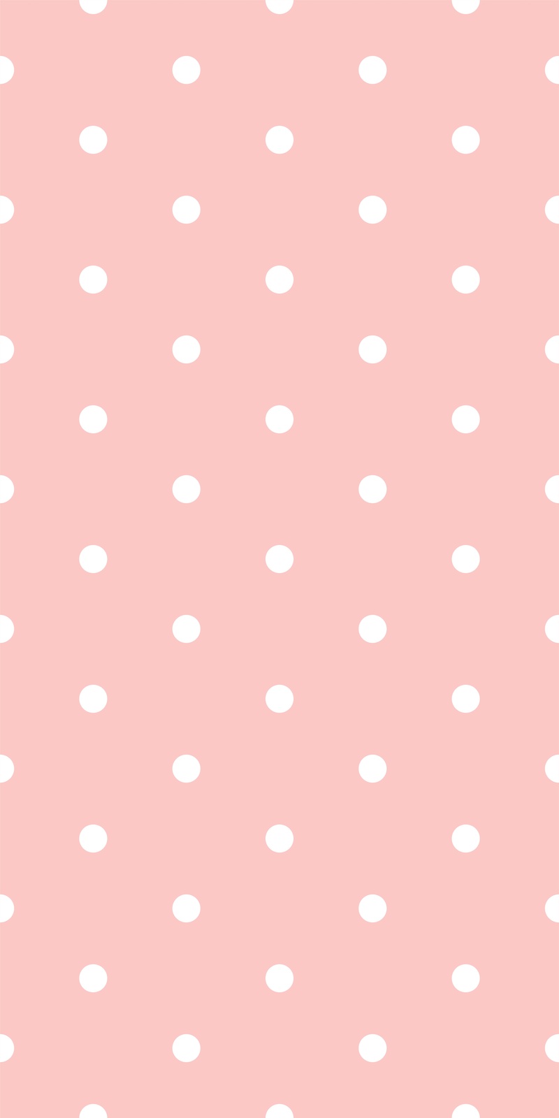 Soft Pink Polka Dot Wall Art Wall Art