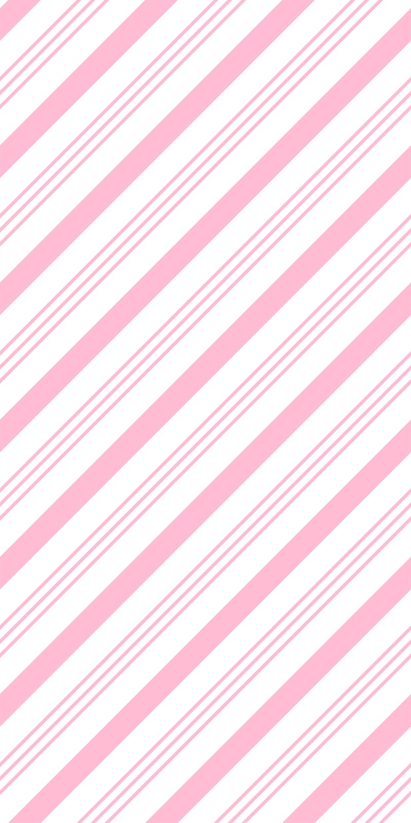 Sweet Pastel Pink Stripes Wall Art