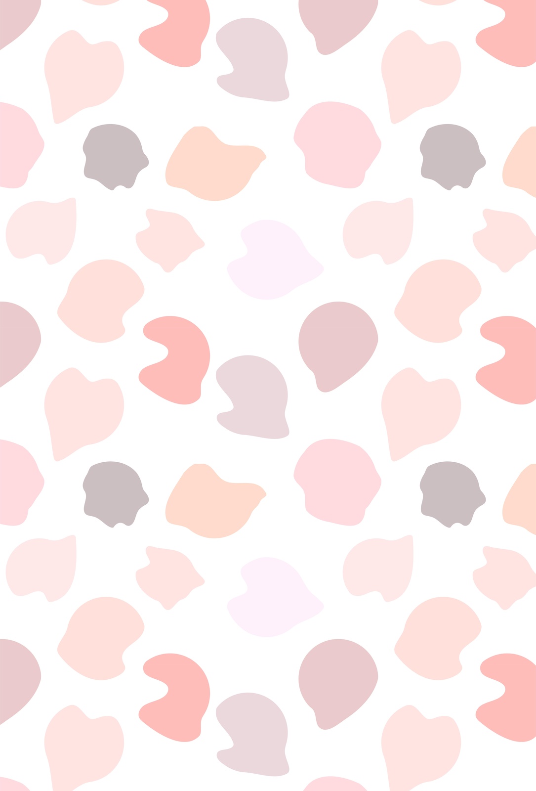 Soft Pastel Abstract Shapes Wall Art