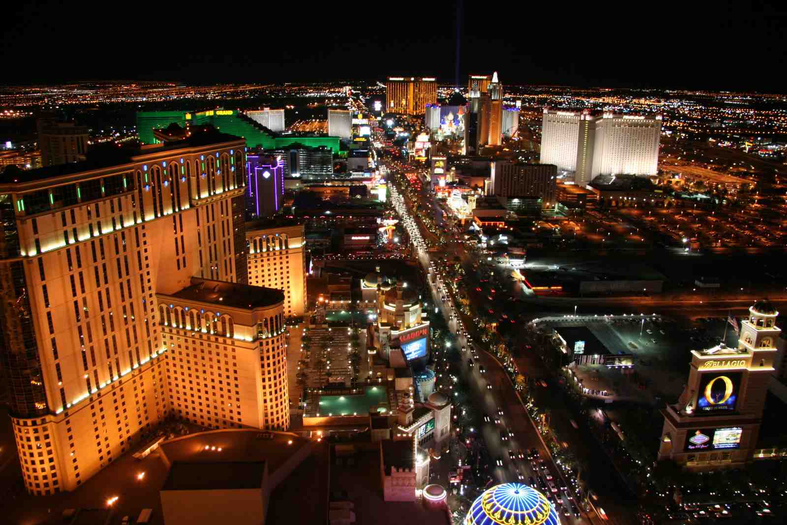Vibrant Las Vegas Strip Nightscape Wall Art