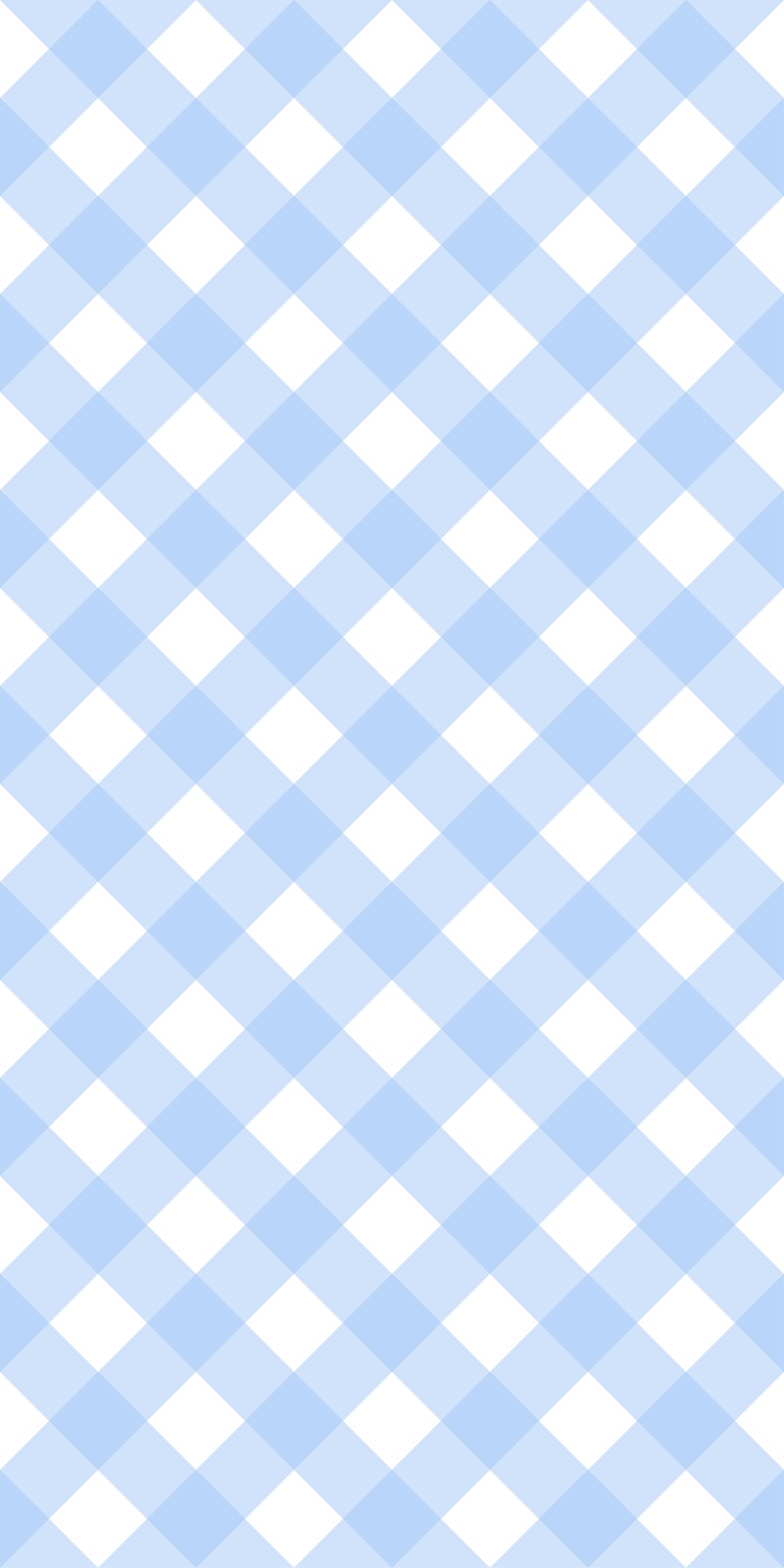 Serene Gingham Diamond Pastel Blue Wall Art