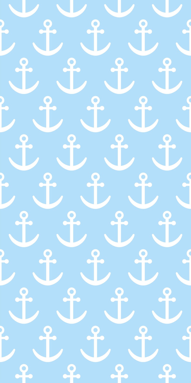 Nautical Anchor Pattern Wall Art