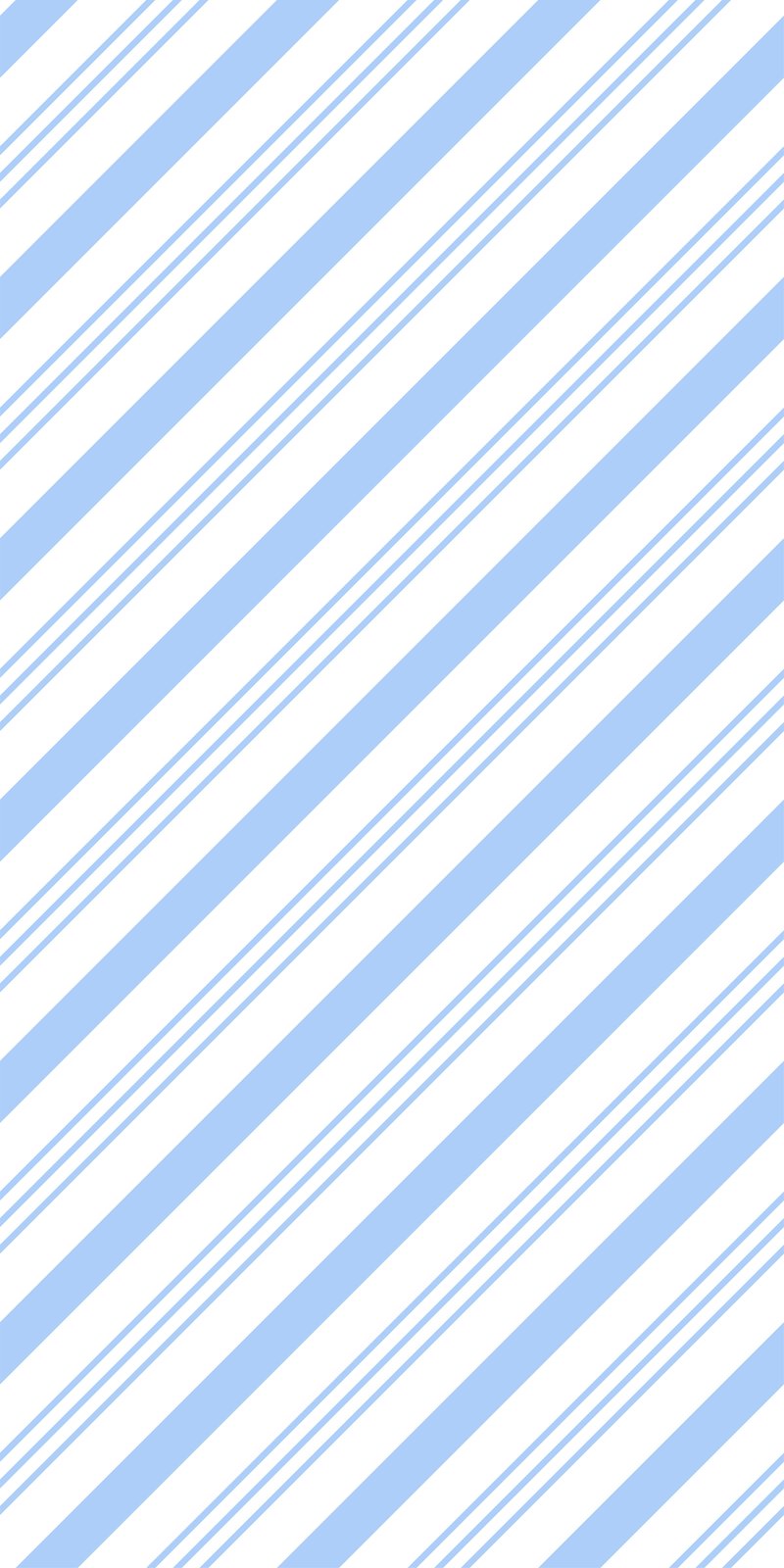 Serene Blue Stripe Diagonal Wall Art