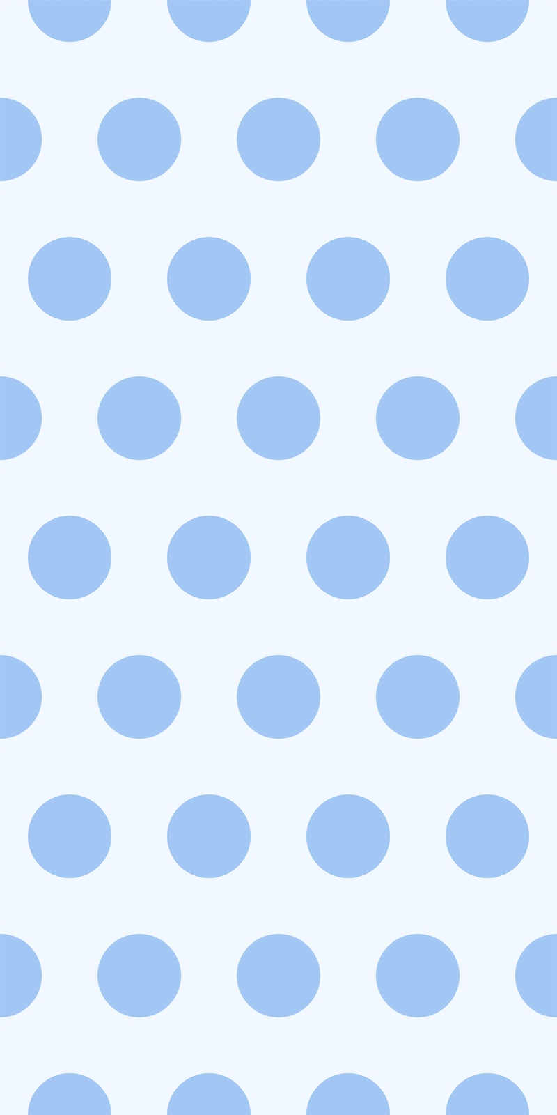 Sky Blue Polka Dot Wall Art Wall Art