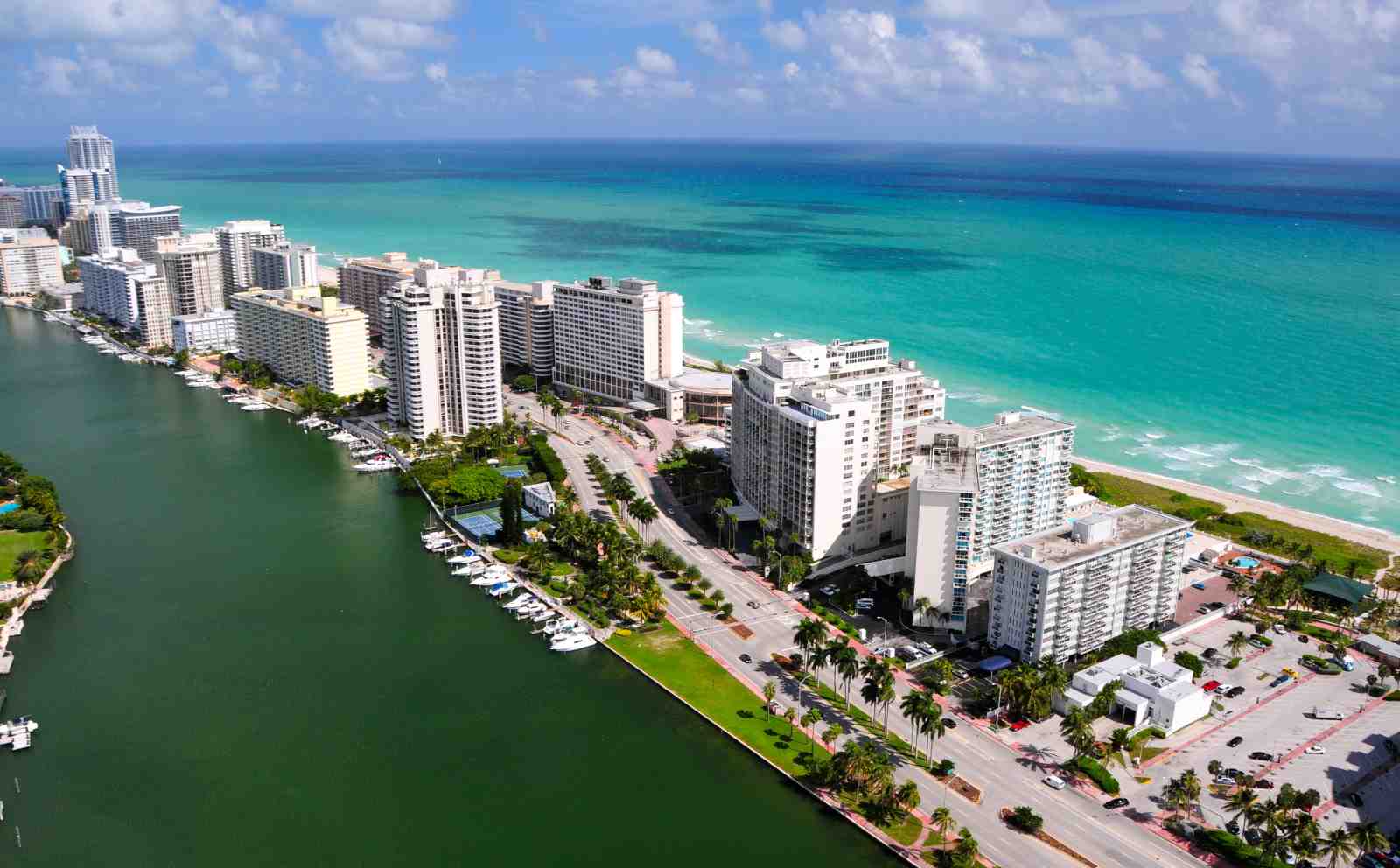 Miami Beach Skyline & Ocean Wall Art