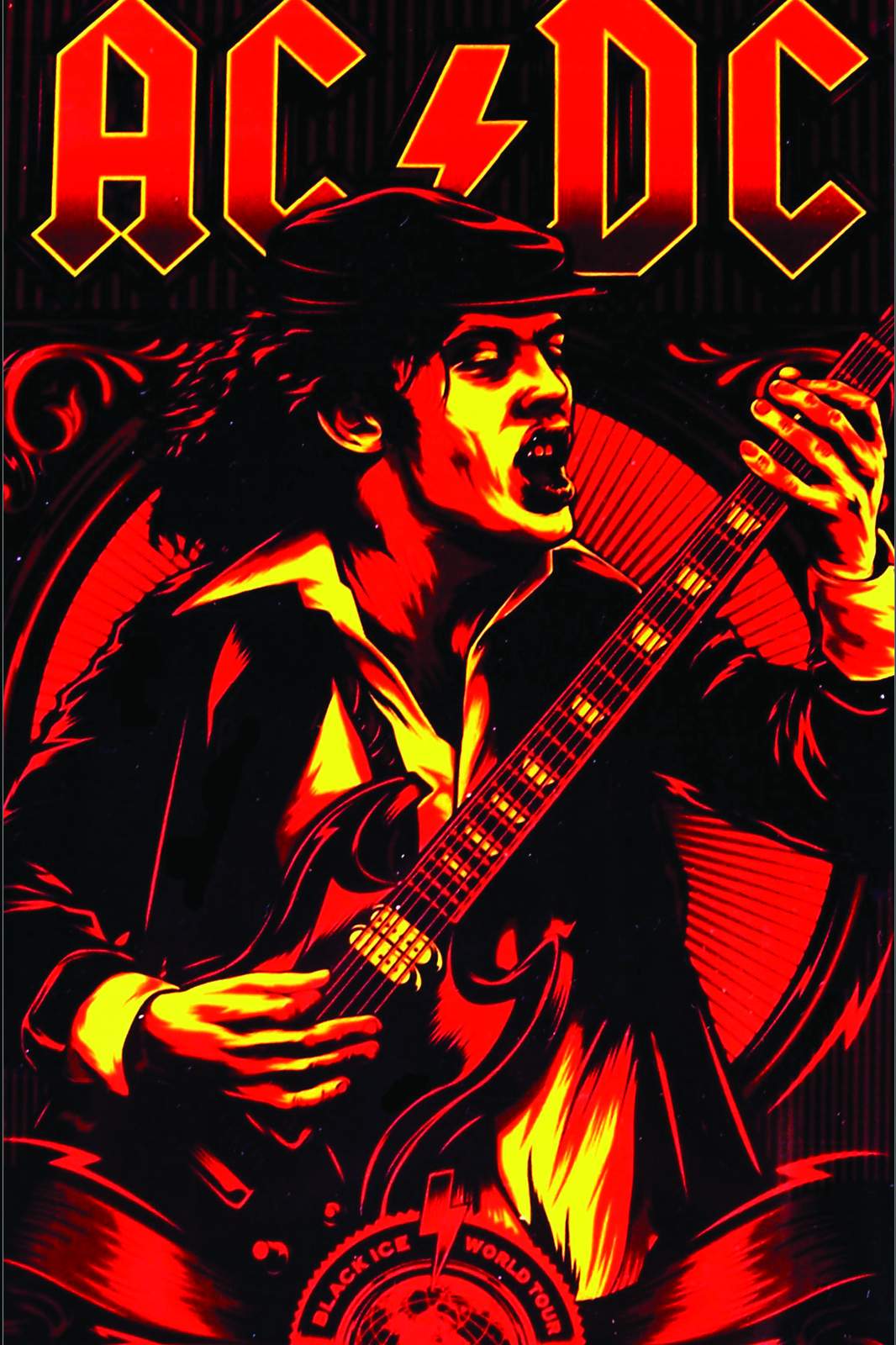 AC/DC Black Ice Concert Wall Art