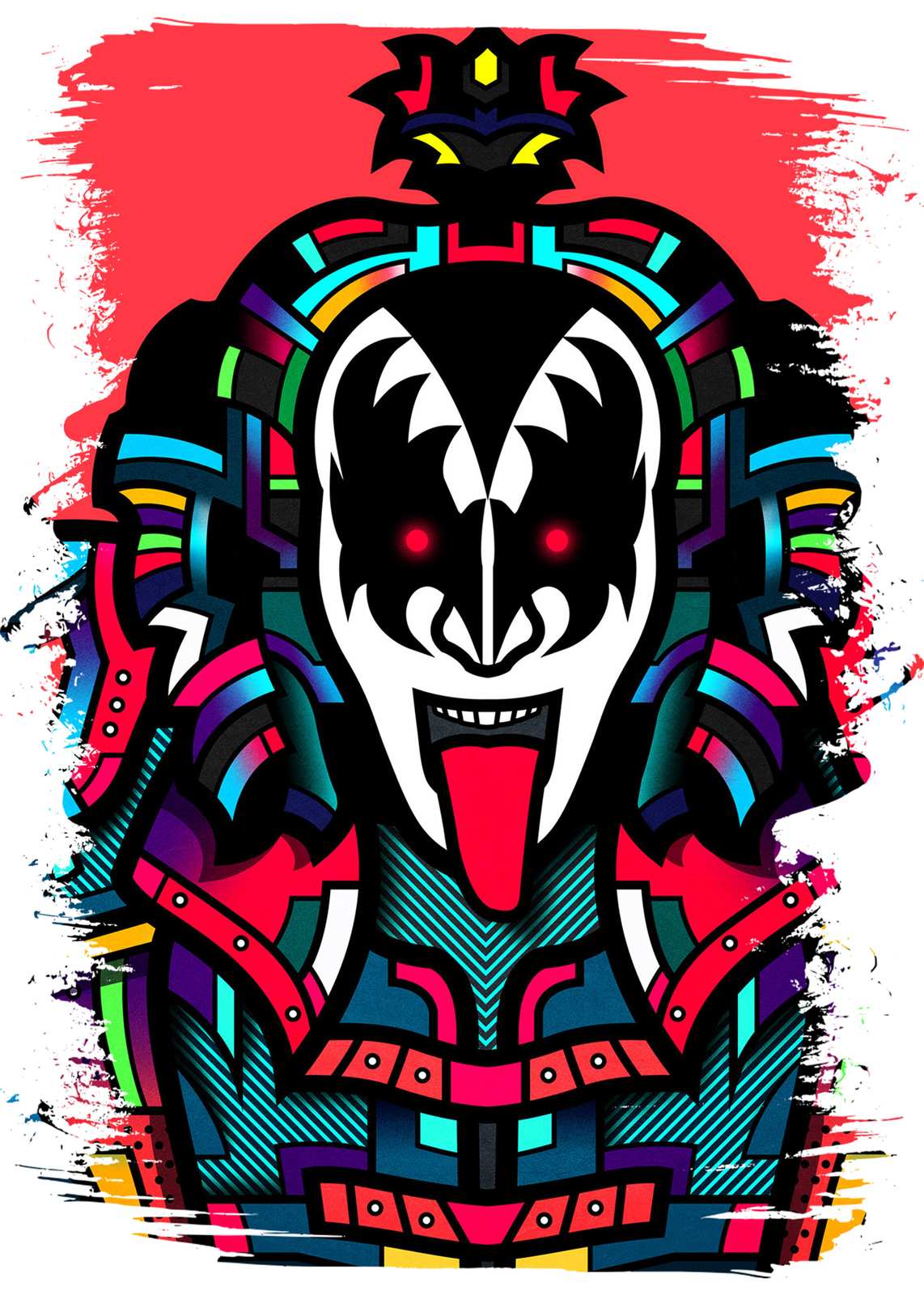 Starchild Kiss "Rock God" Wall Art