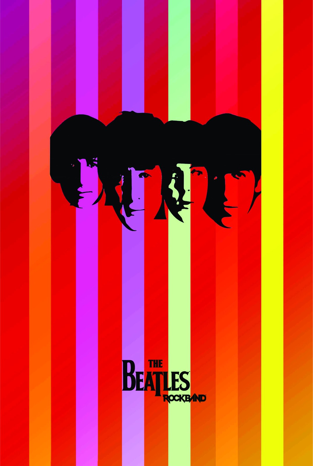 Vibrant Beatles Pop Art Wall Art